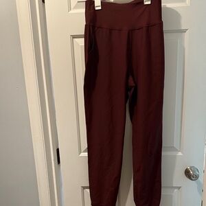 Old Navy Active Burgundy Leggings TALL